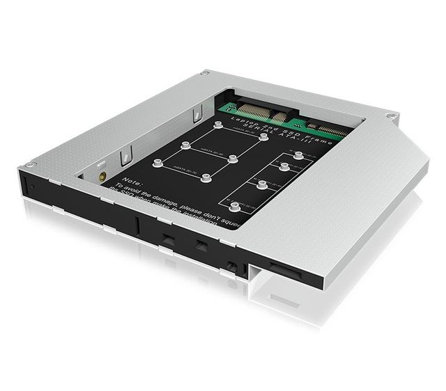 Icy Box IB-AC650 adattatore da SATA ODD (12,5mm) a mSATA / M.2