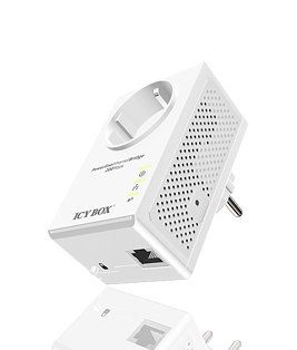 Icy Box IB-PL250 PowerLine Ethernet - 200 Mbit/s