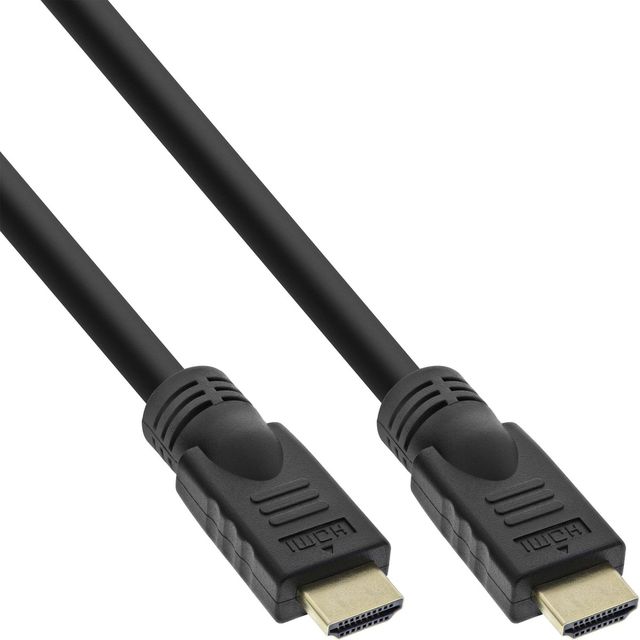 InLine 4K (UHD) Cavo HDMI, Nero - 10m