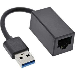 InLine Adattatore di rete USB 3.2 Gen 1 a Gigabit Ethernet - USB-A a RJ45, bus …