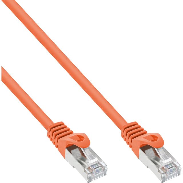 InLine Cavo Patch 1m 100 Mbit RJ45 - arancione