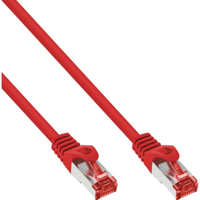 InLine Cavo Patch 3m Cat.6 1000 Mbit RJ45 - Rosso