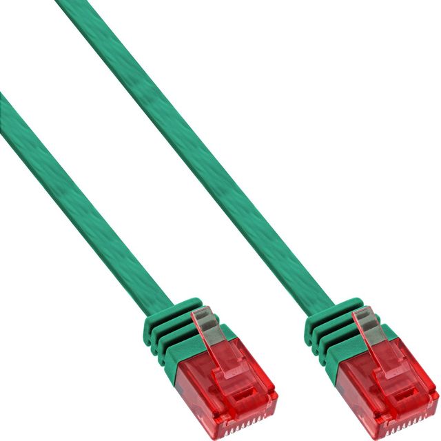 InLine Cavo Patch Piatto 1,5m U/UTP, Cat.6 - Verde