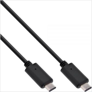 InLine Cavo USB 3.1, Type C maschio a Type C maschio, PD2.0, Nero - 1m