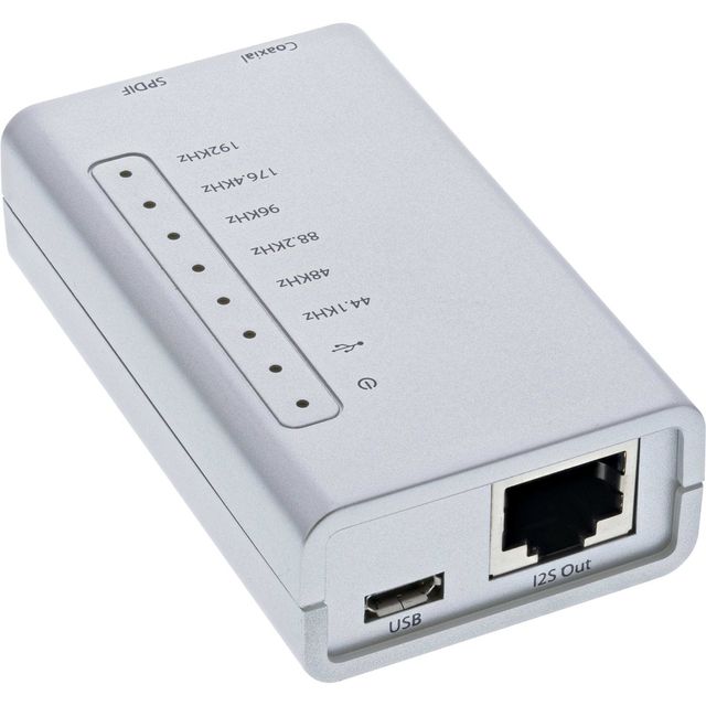 InLine Convertitore audio da USB HD Hi-Fi a Digital Coax/Toslink/I2S