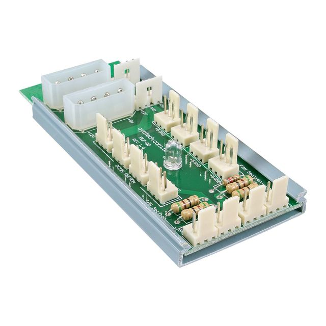 InLine Multi Power Port per 12x Ventole - Hub alimentazione 3pin Molex 12V/7V/5…