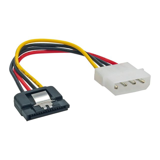 InLine SATA Power Adapter 4-pin Molex - 15cm