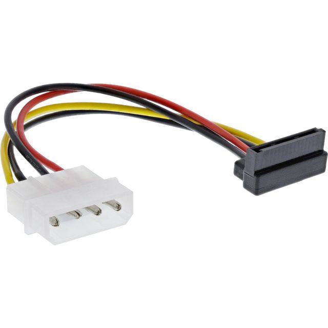 InLine SATA Power Adapter 4-pin Molex 90° - Alto