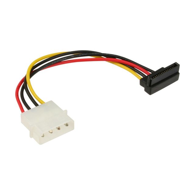 InLine SATA Power Adapter 4-pin Molex 90° - Basso
