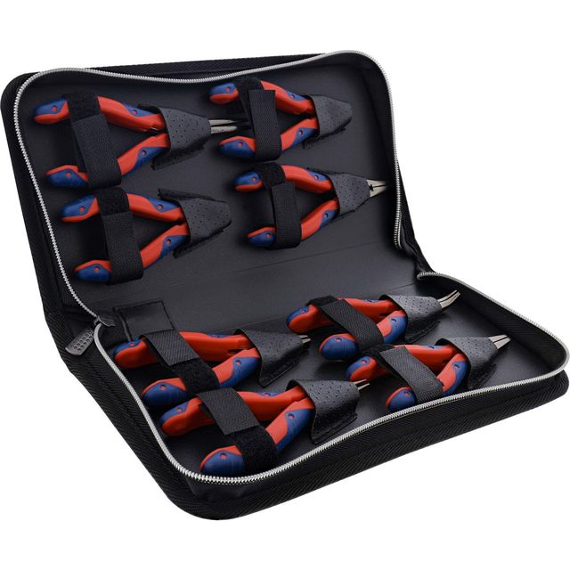 InLine Set Pinze per Elettronica - Kit 8 pezzi