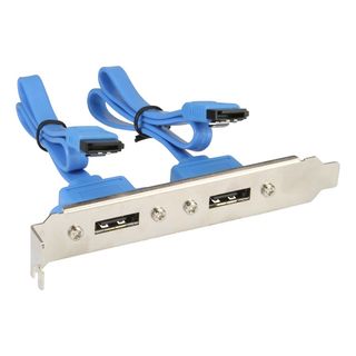 InLine Staffa PCI 2x eSATA - 30cm