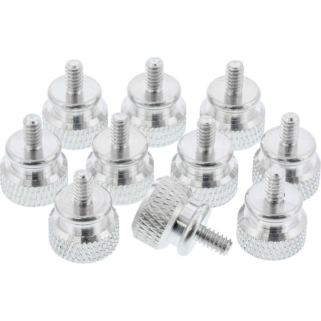 InLine Viti Zigrinate, 10pz - Argento