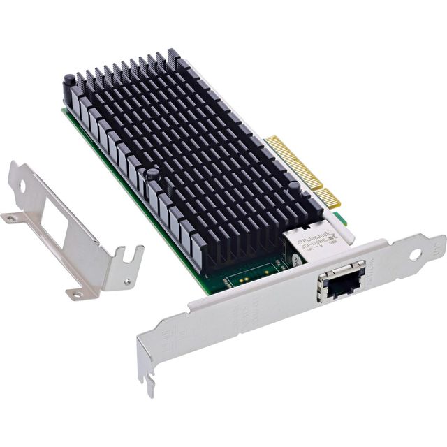 InLine scheda di rete 10 Gigabit, 1x RJ45 10Gb/s, PCIe x8