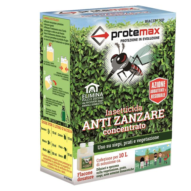 Insetticida antizanzare concentrato 100ml Protemax(delist