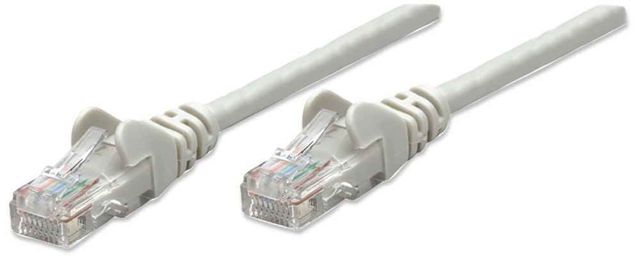 Intellinet 1m Cat6 cavo di rete Grigio U/UTP (UTP)