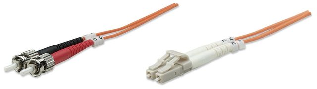 Intellinet 1m LC/ST cavo a fibre ottiche OM1 Arancione