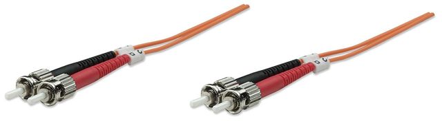 Intellinet 1m ST/ST cavo a fibre ottiche OM1 Arancione