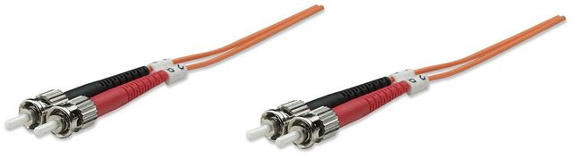 Intellinet 2.0m ST M/M cavo a fibre ottiche 2 m OM2 Arancione