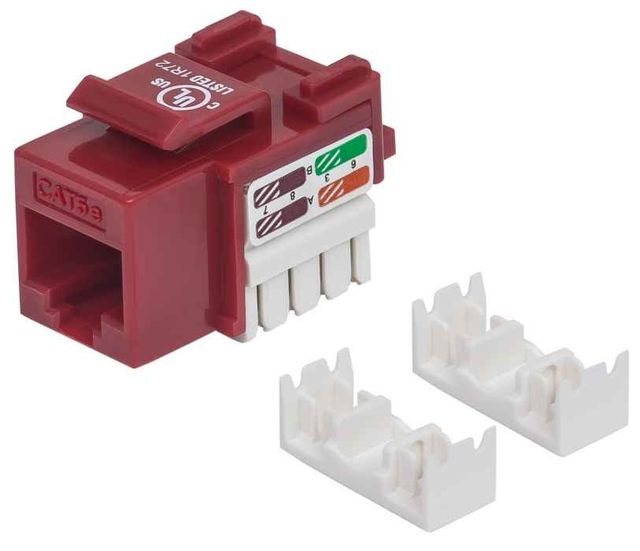 Intellinet 210478 Modulo keystone C5 UTP rosso