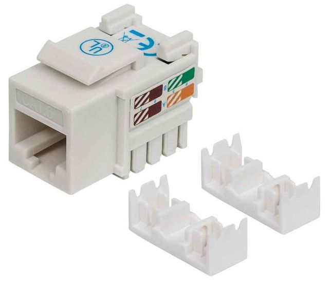 Intellinet 210591 Modulo keystone C6 UTP bianco
