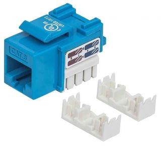 Intellinet 210737 Modulo keystone C6 UTP blu