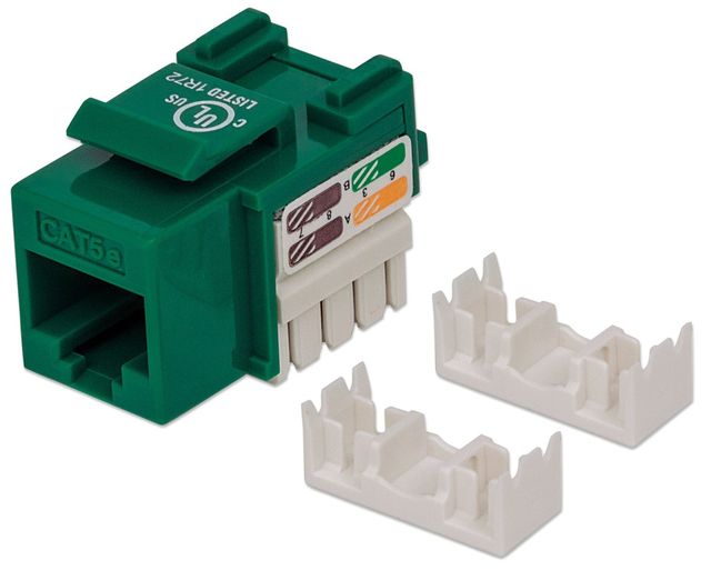 Intellinet 210997 Modulo keystone C5 UTP verde