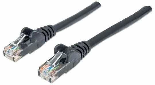 Intellinet 2m Cat6 cavo di rete Nero U/UTP (UTP)