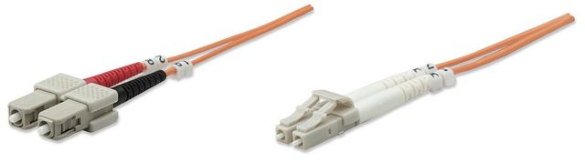 Intellinet 2m LC/SC cavo a fibre ottiche OM1 Arancione