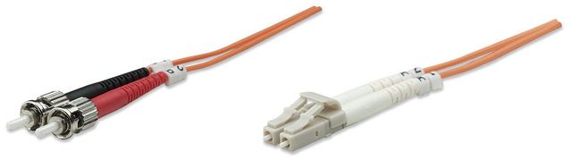 Intellinet 2m LC/ST, 50/125um cavo InfiniBand e in fibra ottica Arancione
