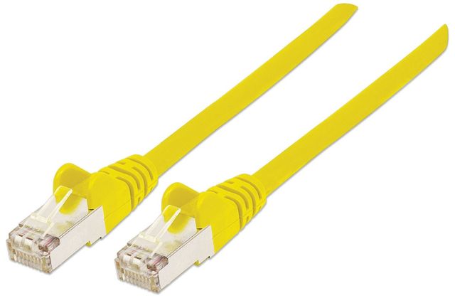 Intellinet 350518 cavo di rete Giallo 5 m Cat6a S/FTP (S-STP)