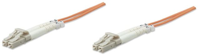 Intellinet 5.0m LC M/M cavo a fibre ottiche 5 m OM1 Arancione