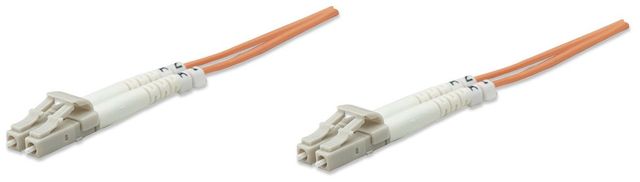 Intellinet 5.0m LC M/M cavo a fibre ottiche 5 m OM2 Arancione