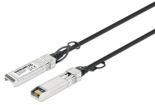 Intellinet 508407 cavo InfiniBand e in fibra ottica 1 m SFP+ Nero, Argento
