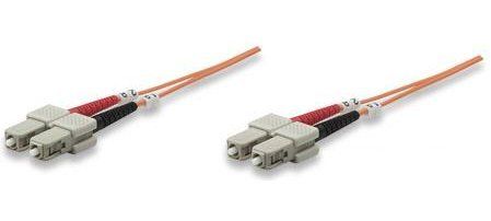 Intellinet 515818 cavo a fibre ottiche 1 m SC OM1 Multicolore, Arancione
