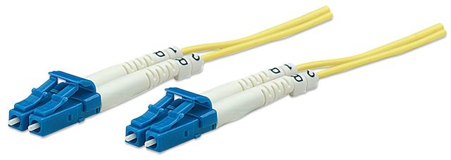 Intellinet 516792 cavo a fibre ottiche 5 m LC OS2 Giallo