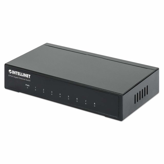 Intellinet 530347 switch di rete Gigabit Ethernet (10/100/1000) Nero