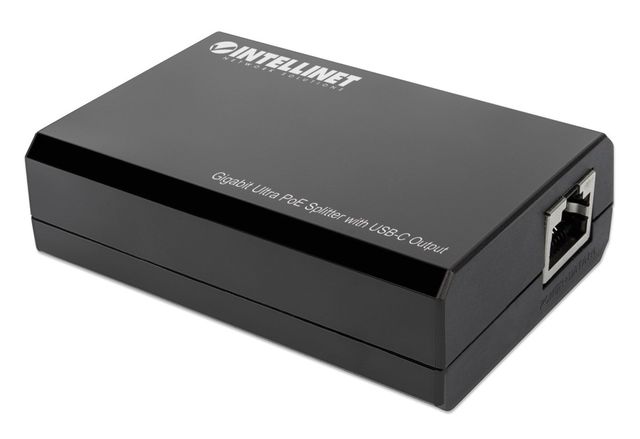 Intellinet 561693 divisore di rete Supporto Power over Ethernet (PoE) Nero