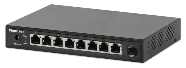 Intellinet 562096 switch di rete Non gestito 2.5G Ethernet (100/1000/2500) Nero