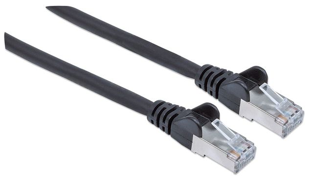 Intellinet 5m Cat6 S/FTP cavo di rete Nero S/FTP (S-STP)