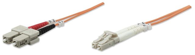 Intellinet 5m LC/SC cavo a fibre ottiche OM1 Arancione