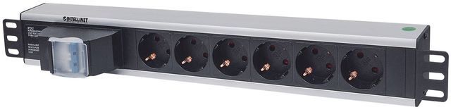 Intellinet 711432 unita di distribuzione dell'energia (PDU) 6 presa(e) AC 1.5U …