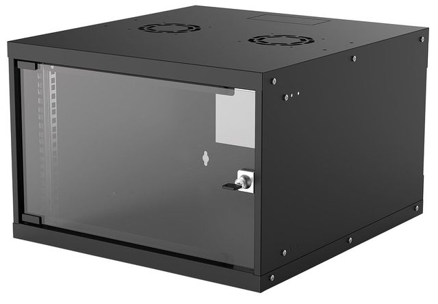 Intellinet 714785 Armadio a muro 6U 54/56 nero piatto