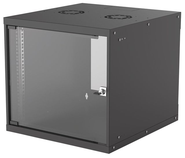 Intellinet 714808 Armadio a muro 9U 54/56 nero piatto