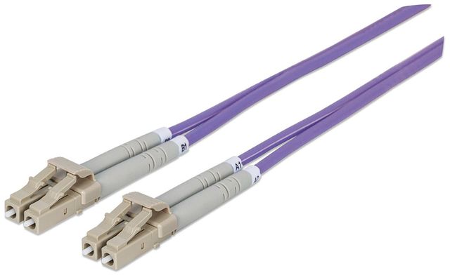 Intellinet 750899 cavo a fibre ottiche 5 m LC OM4 Viola