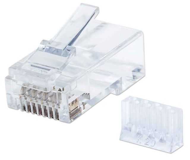 Intellinet 790604 cavo di collegamento RJ45 Trasparente
