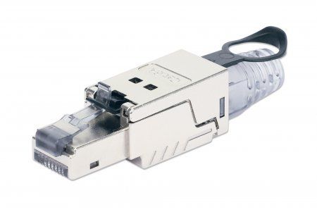 Intellinet 790741 cavo di collegamento RJ45 Acciaio inox
