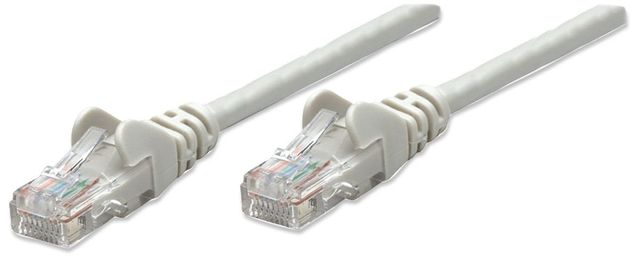 Intellinet Cat5e, 0.45m cavo di rete Grigio 0,5 m U/UTP (UTP)