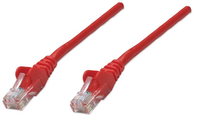Intellinet Cat6 UTP 5m Red cavo di rete Rosso U/UTP (UTP)