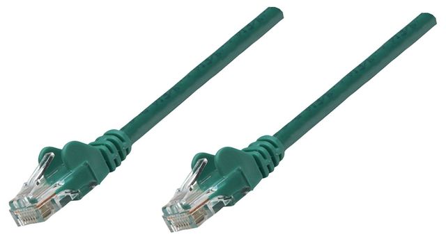 Intellinet Cat6A, SFTP, 0.25m cavo di rete Verde 0,25 m S/FTP (S-STP)