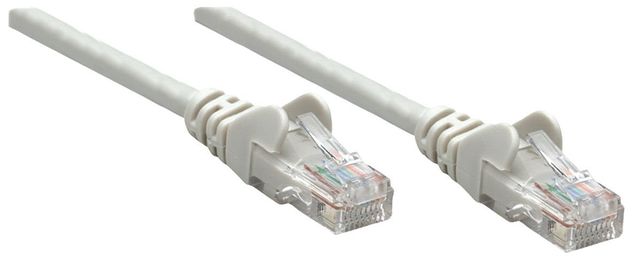 Intellinet RJ-45 M/M, 10m cavo di rete Grigio Cat6 U/UTP (UTP)